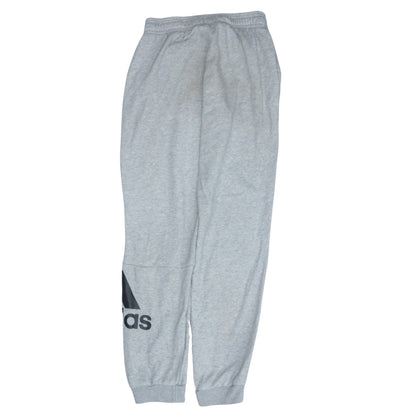 Adidas Boys Grey Jogger Sweatpants 11-12 Years Elastic Waist Activewear