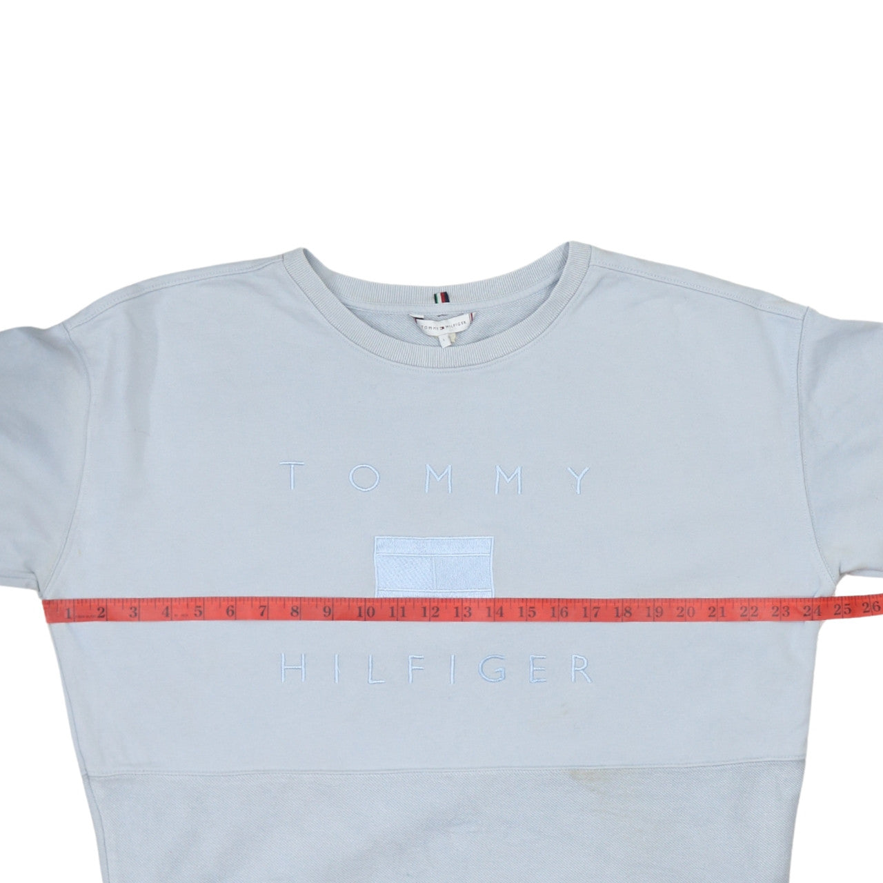 Mens UK Size L Tommy Hilfiger Grey Pullover Sweatshirt