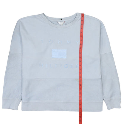 Mens UK Size L Tommy Hilfiger Grey Pullover Sweatshirt