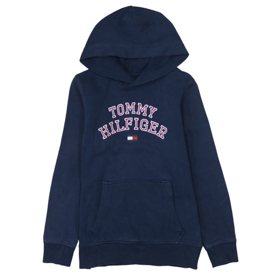 Boys UK Size 13 Years Tommy Hilfiger Blue Pullover Hoodie
