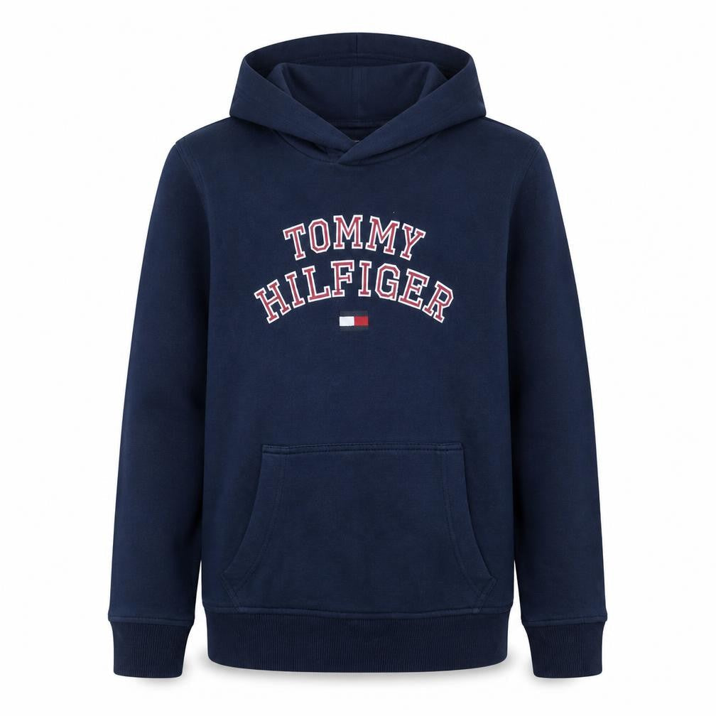 Boys UK Size 13 Years Tommy Hilfiger Blue Pullover Hoodie