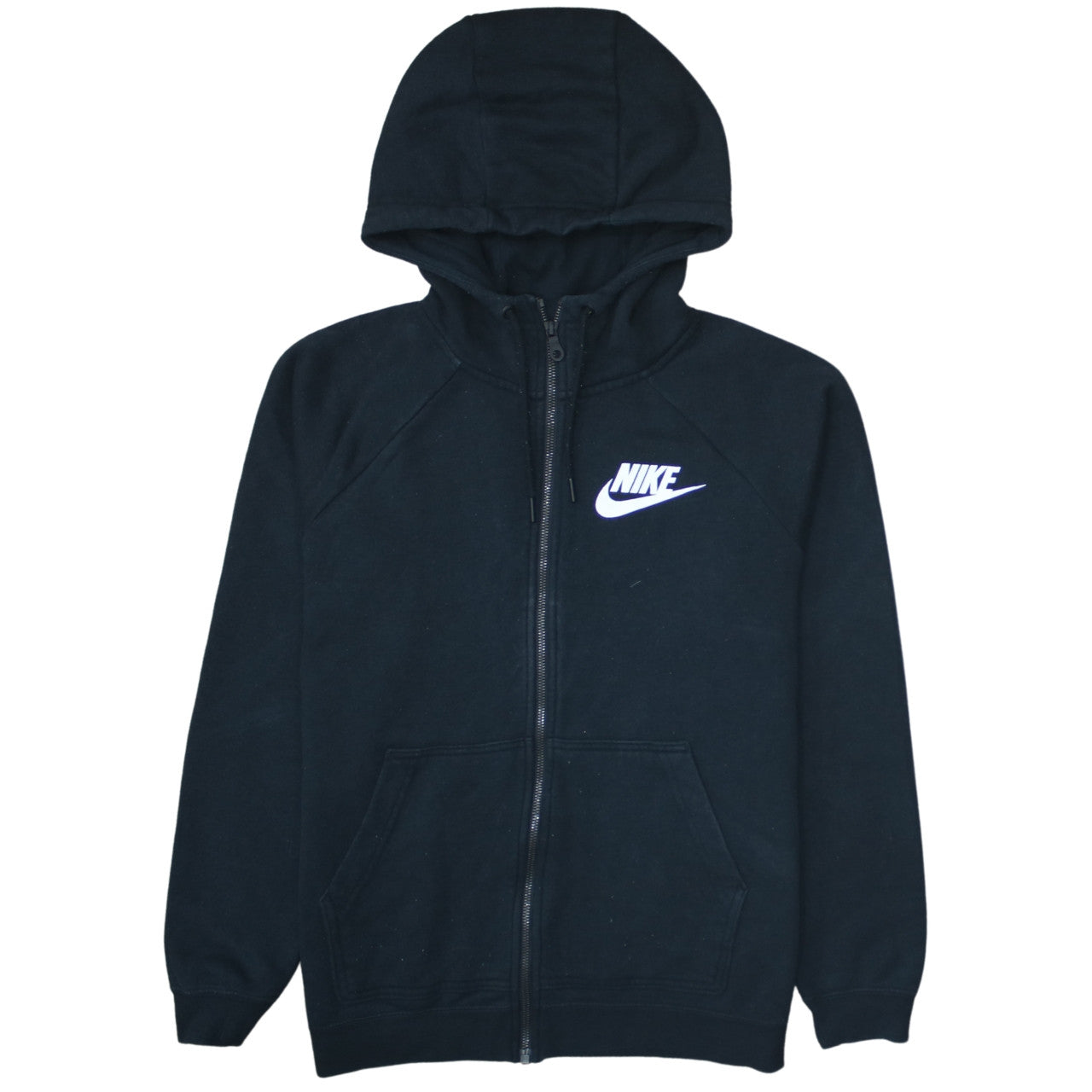 Mens UK Size M Nike Black Full Zip Hoodie