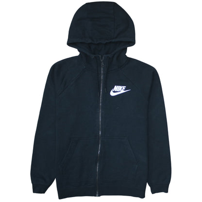 Mens UK Size M Nike Black Full Zip Hoodie