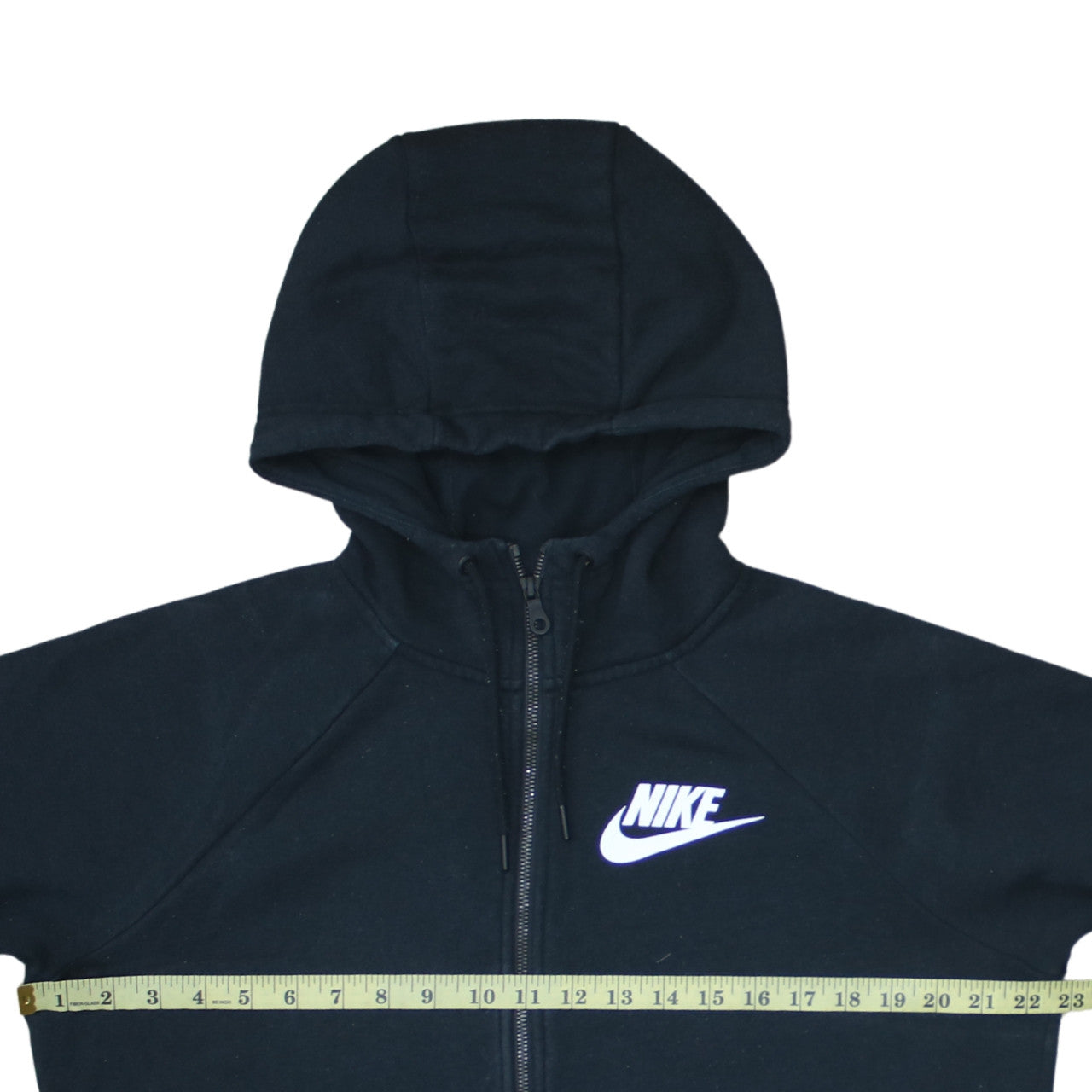 Mens UK Size M Nike Black Full Zip Hoodie