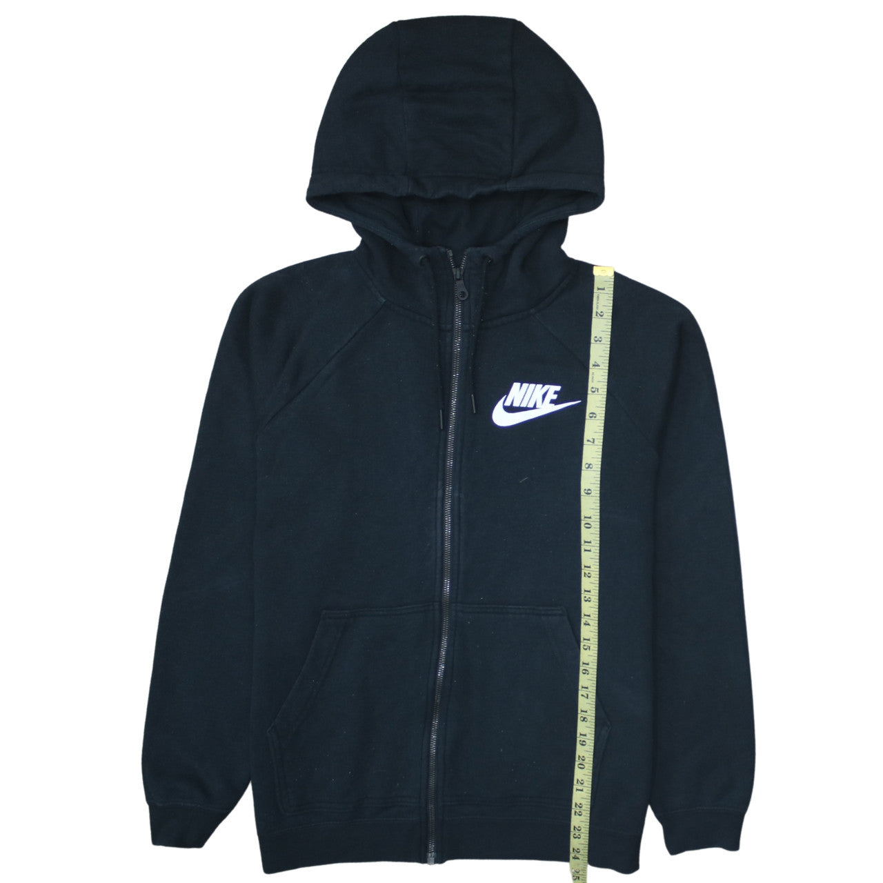 Mens UK Size M Nike Black Full Zip Hoodie