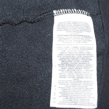 Mens UK Size M Nike Black Full Zip Hoodie