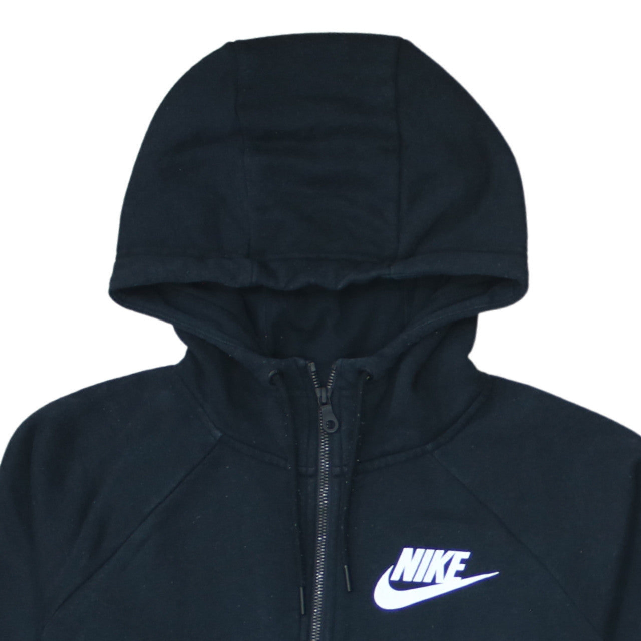 Mens UK Size M Nike Black Full Zip Hoodie