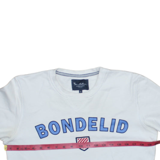 Womens UK Size S Bondelid White Pullover Sweatshirt