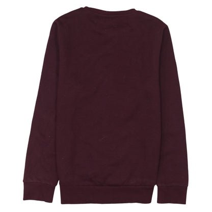Womens UK Size 2XS Primark Red Pullover Sweatshirt
