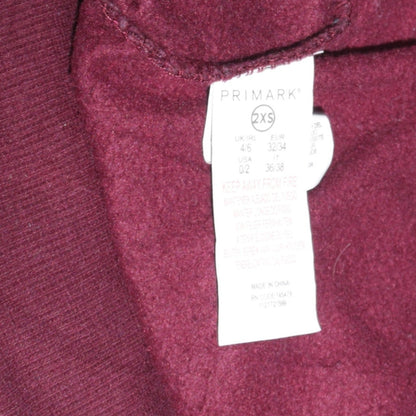 Womens UK Size 2XS Primark Red Pullover Sweatshirt