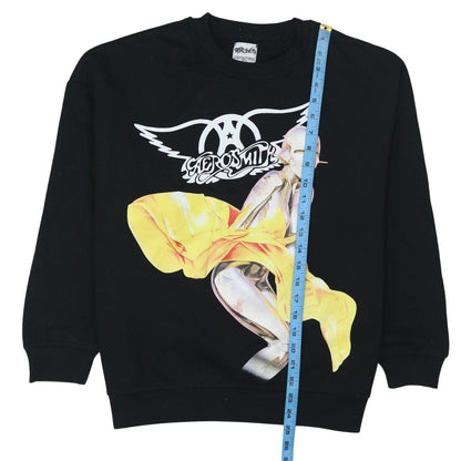 Womens UK Size XS Primark Black Pullover Sweatshirt