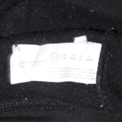 Womens UK Size XS Primark Black Pullover Sweatshirt