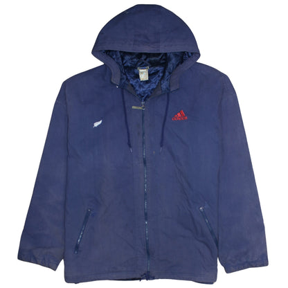 Mens UK Size XL adidas Blue Puffer Jacket