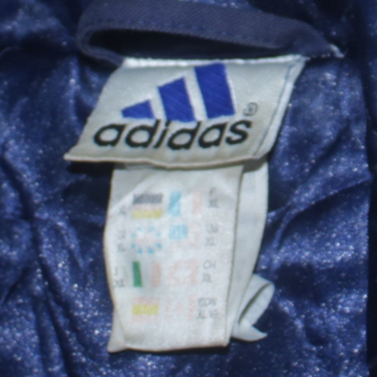 Mens UK Size XL adidas Blue Puffer Jacket