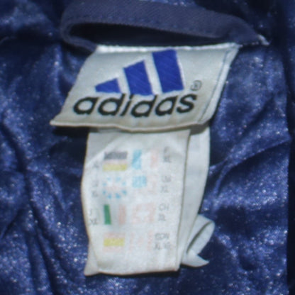 Mens UK Size XL adidas Blue Puffer Jacket