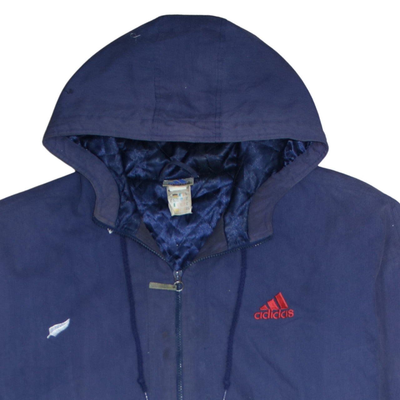 Mens UK Size XL adidas Blue Puffer Jacket