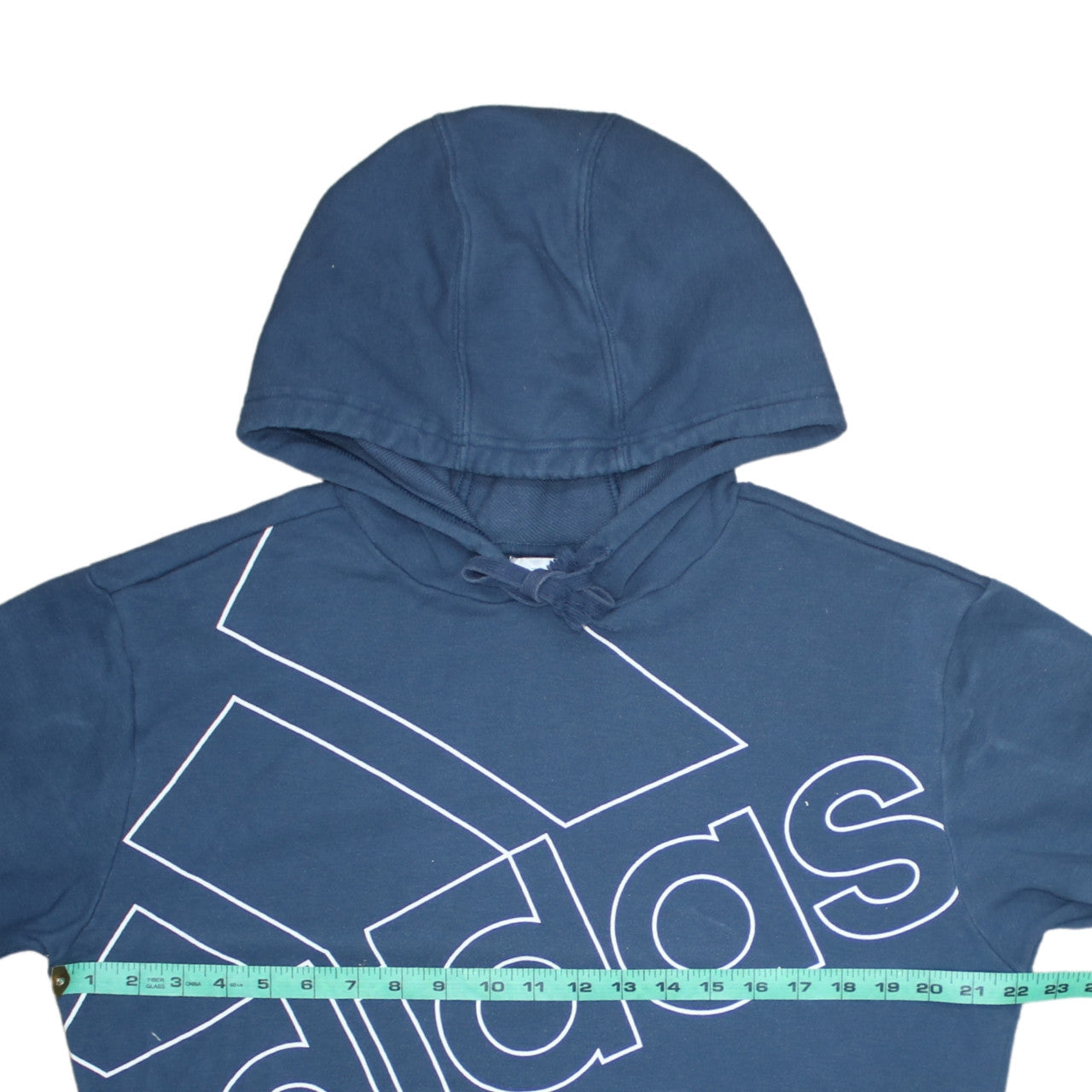 Mens UK Size S adidas Blue Pullover Hoodie