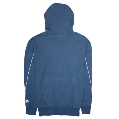 Mens UK Size S adidas Blue Pullover Hoodie