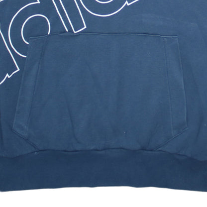 Mens UK Size S adidas Blue Pullover Hoodie