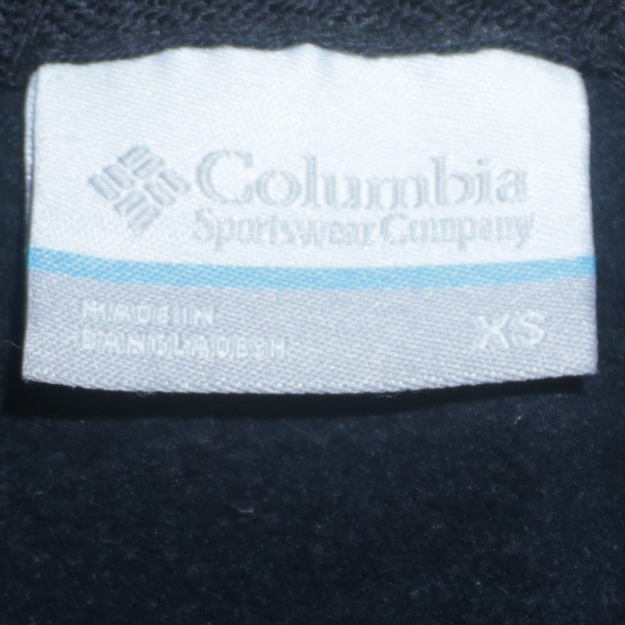 Mens UK Size XS Columbia Black Pullover Hoodie