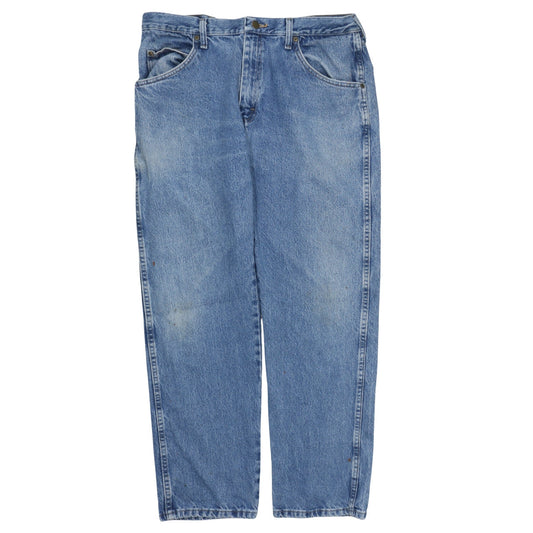 Mens UK Size L Wrangler Regular Fit Straight Jeans