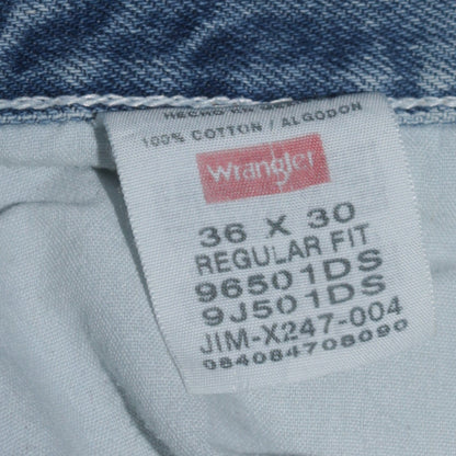 Mens UK Size L Wrangler Regular Fit Straight Jeans
