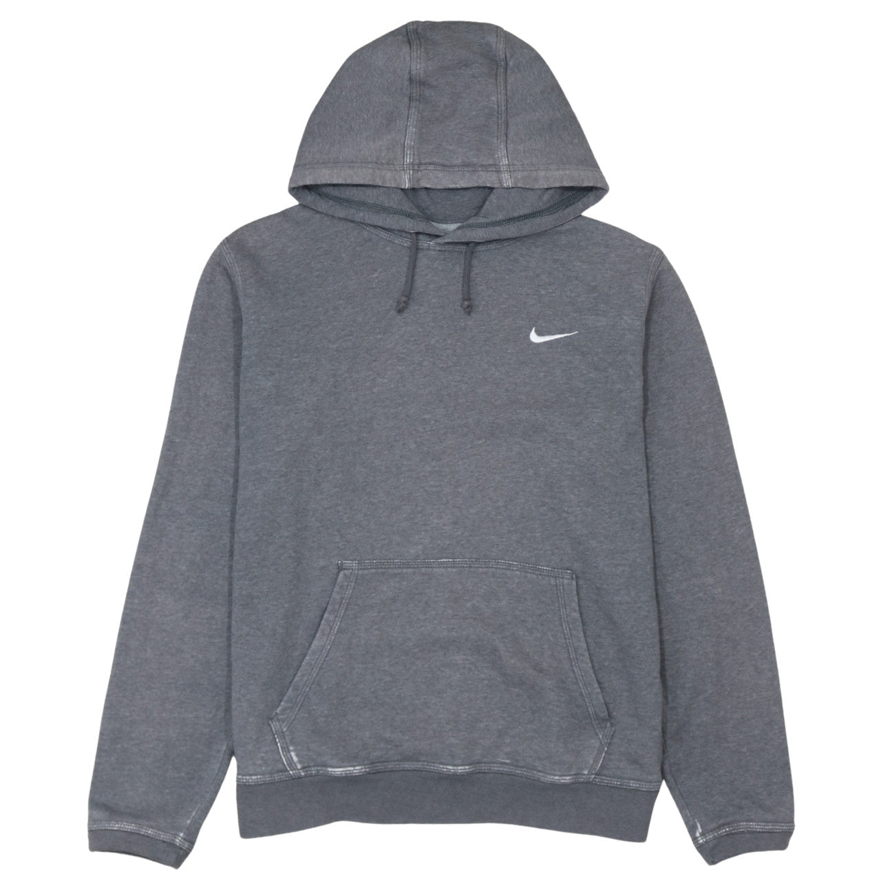 Mens UK Size L Nike Grey Pullover Hoodie