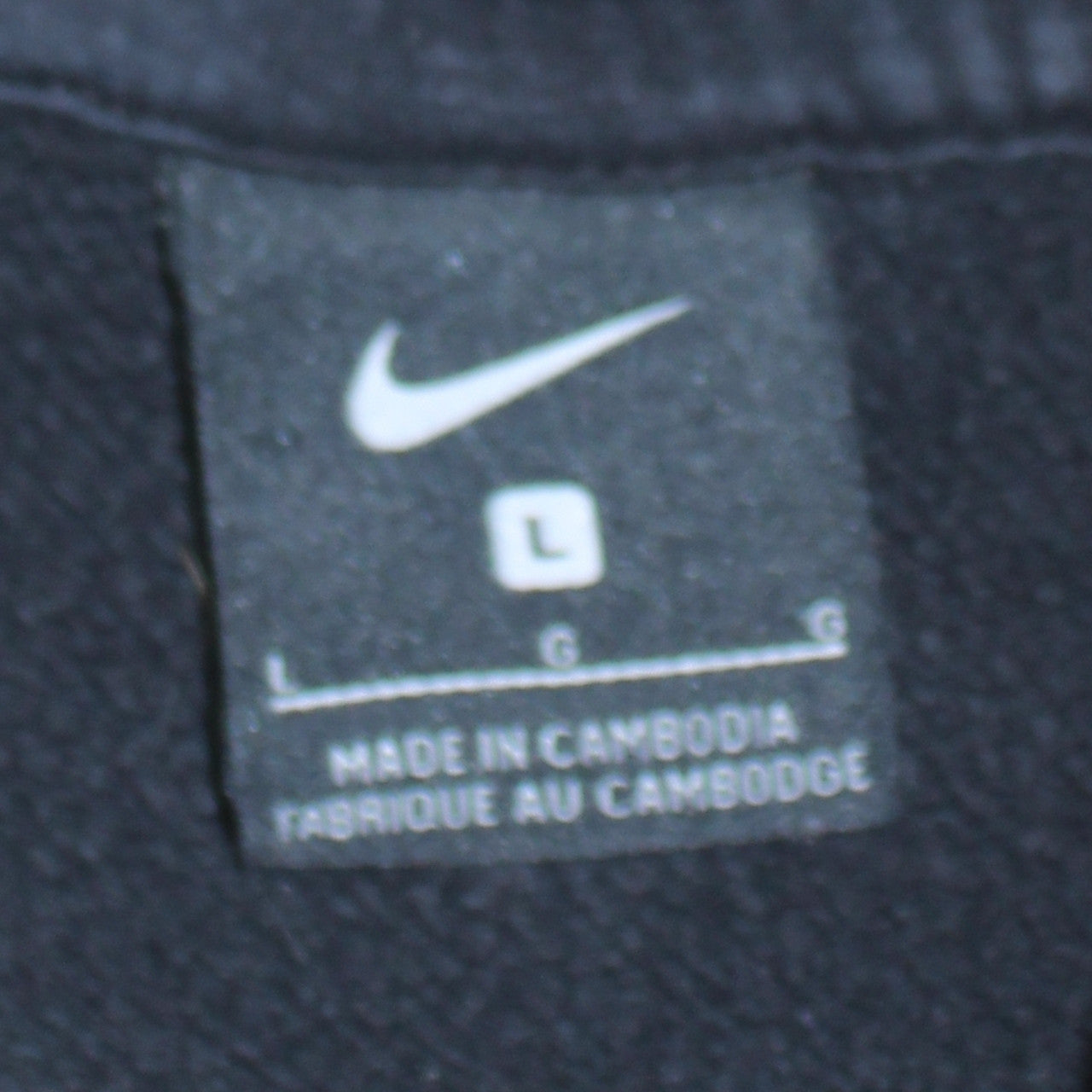 Mens UK Size L Nike Grey Pullover Hoodie