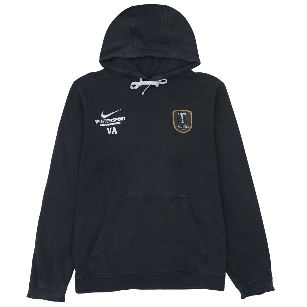 Mens UK Size M Nike Black Pullover Hoodie