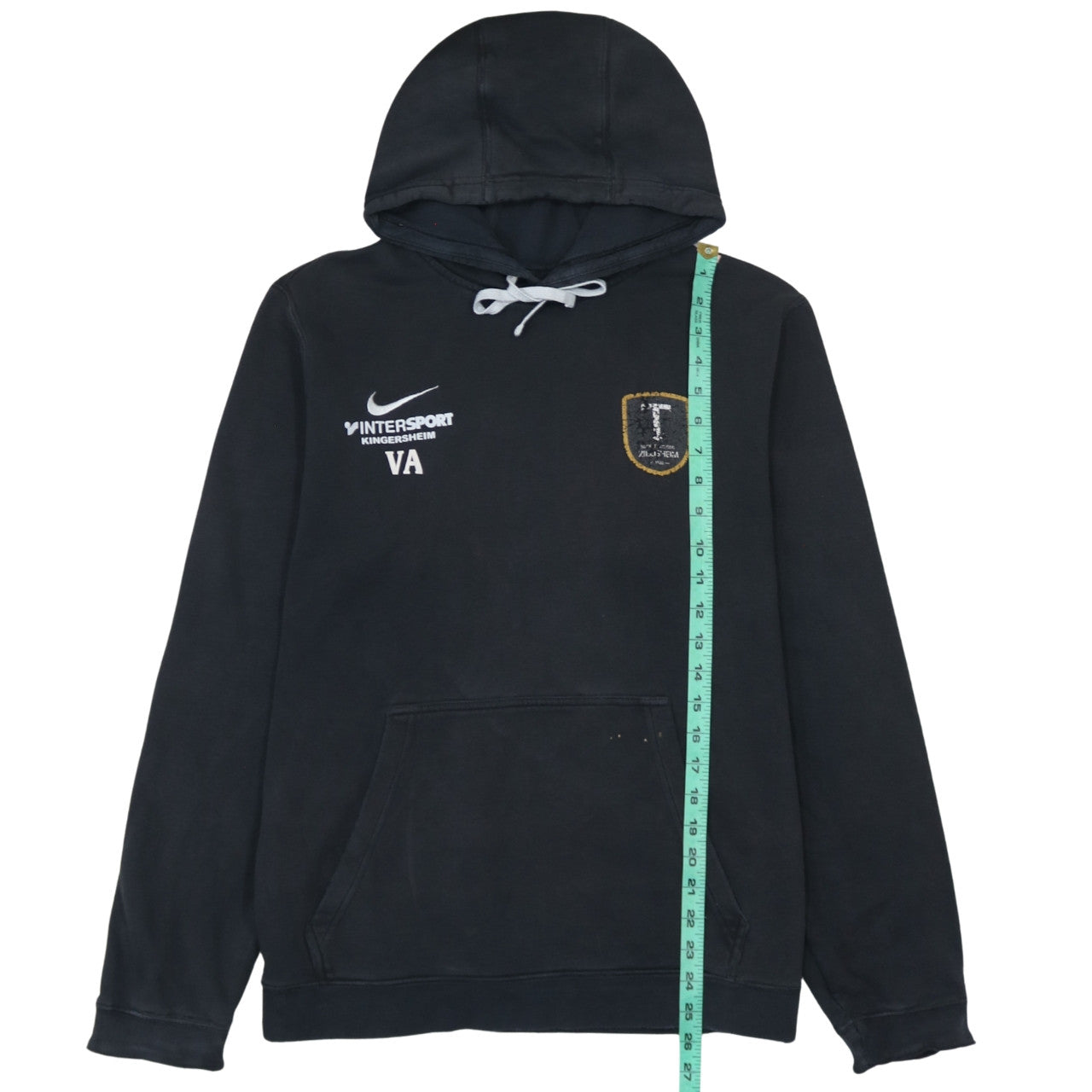 Mens UK Size M Nike Black Pullover Hoodie