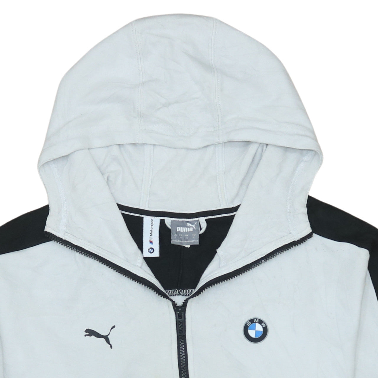 Womens UK Size S PUMA White Motorsport Running & Jogging Gym & Training Jacket