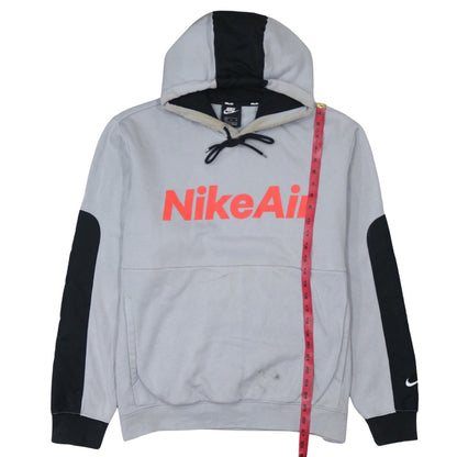 Mens UK Size XL Nike Grey Pullover Hoodie