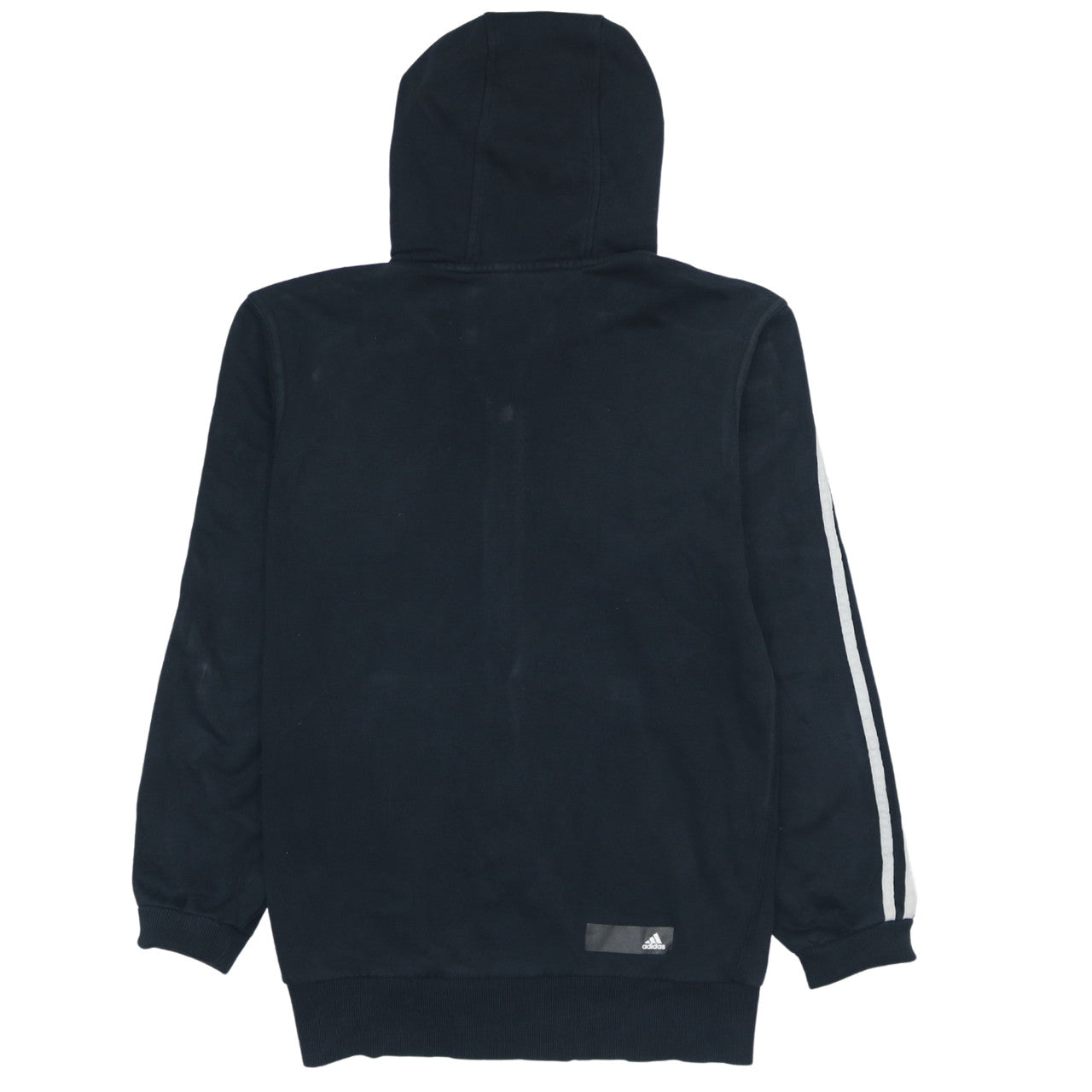 Mens UK Size S adidas Black Full Zip Hoodie