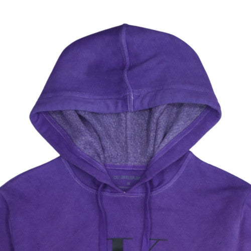 Mens UK Size M Calvin Klein Jeans Purple Pullover Hoodie