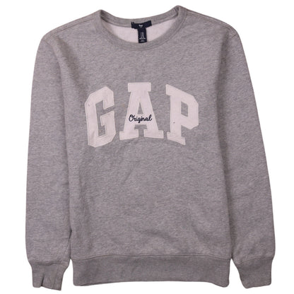 Womens UK Size XS Gap Grey Pullover Sweatshirt