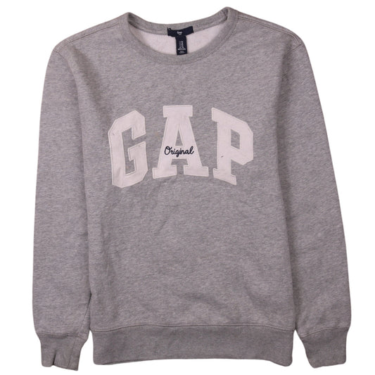 Womens UK Size XS Gap Grey Pullover Sweatshirt
