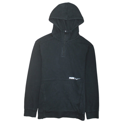 Mens UK Size S PUMA Black Pullover Hoodie