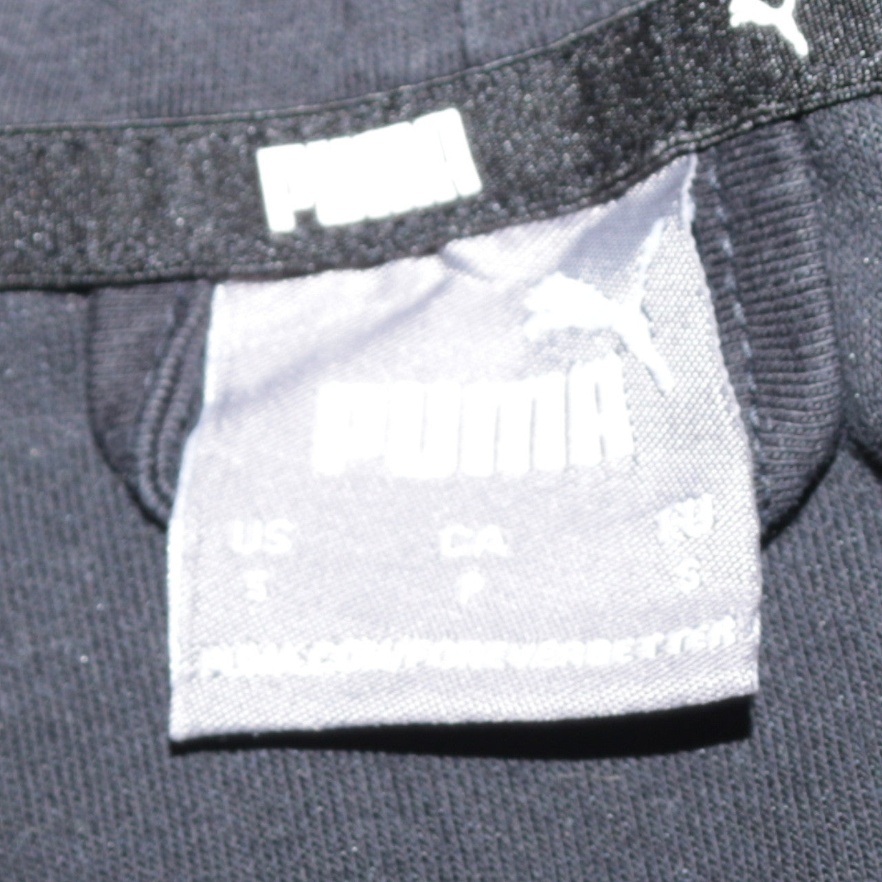 Mens UK Size S PUMA Black Pullover Hoodie