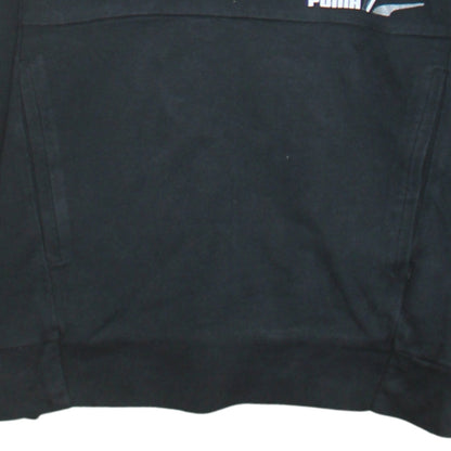 Mens UK Size S PUMA Black Pullover Hoodie