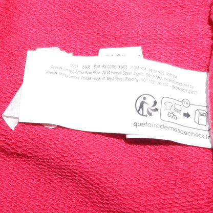 Womens UK Size M Primark Regular Fit Jogger Red Trousers