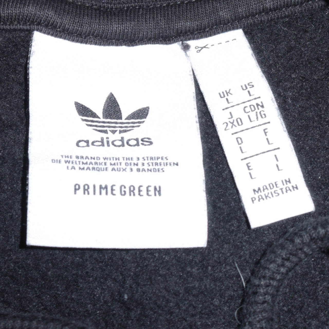 Mens UK Size L adidas Black Pullover Hoodie
