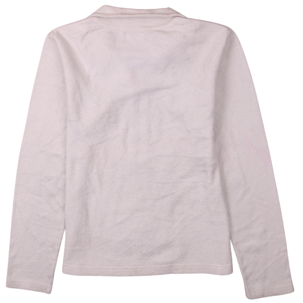 Womens UK Size L Kappa White Full Zip Sweatshirt