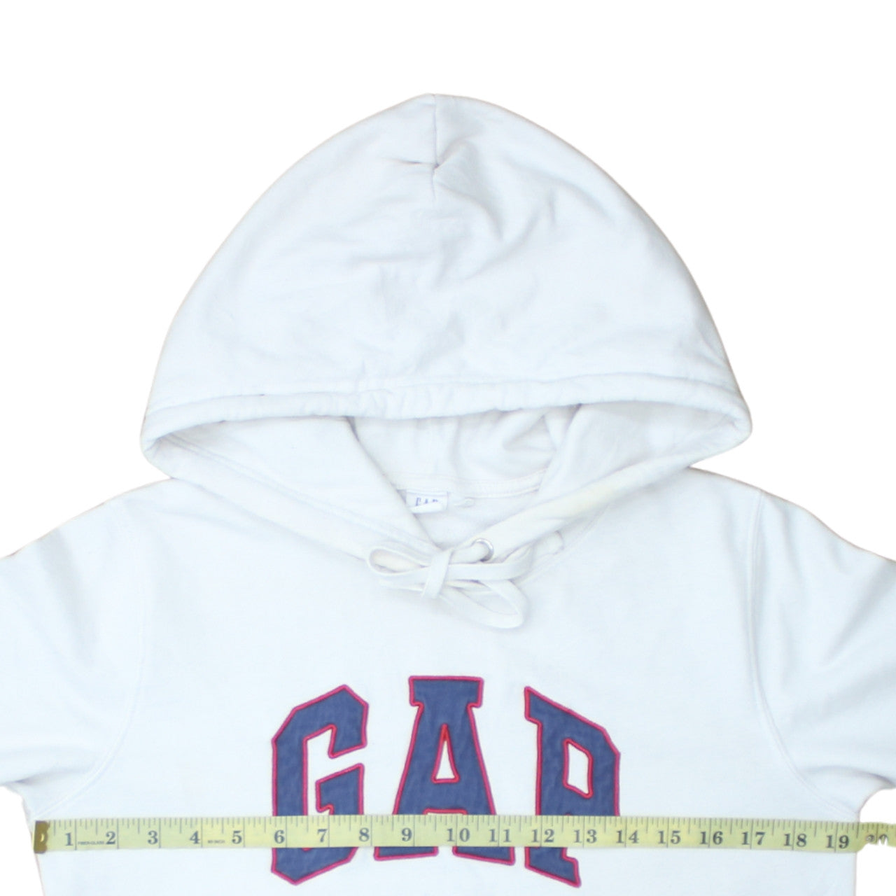Womens UK Size S Gap White Pullover Hoodie