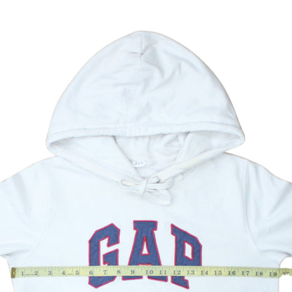 Womens UK Size S Gap White Pullover Hoodie