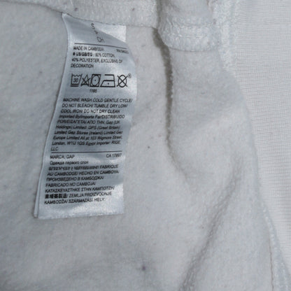 Womens UK Size S Gap White Pullover Hoodie