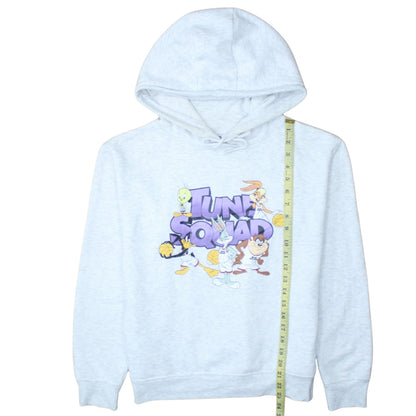 Womens UK Size M Space Jam A New Legacy Grey Pullover Hoodie