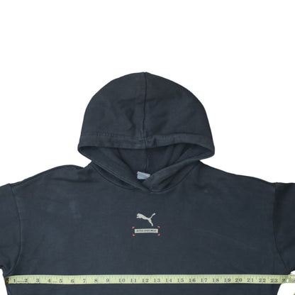 Womens UK Size M PUMA Black Pullover Hoodie