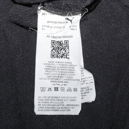 Womens UK Size M PUMA Black Pullover Hoodie