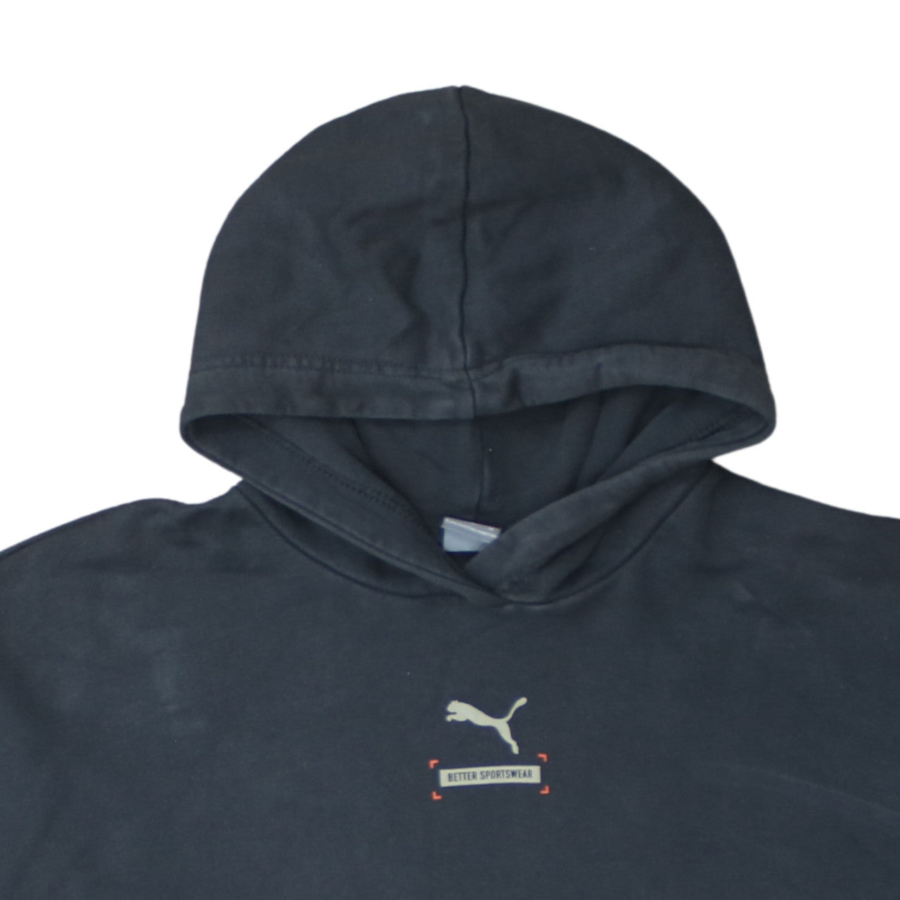 Womens UK Size M PUMA Black Pullover Hoodie