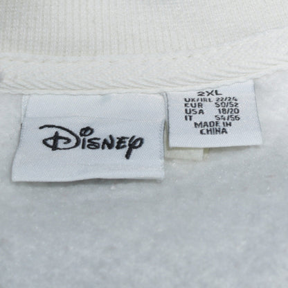 Womens UK Size 2XL Disney White Pullover Sweatshirt